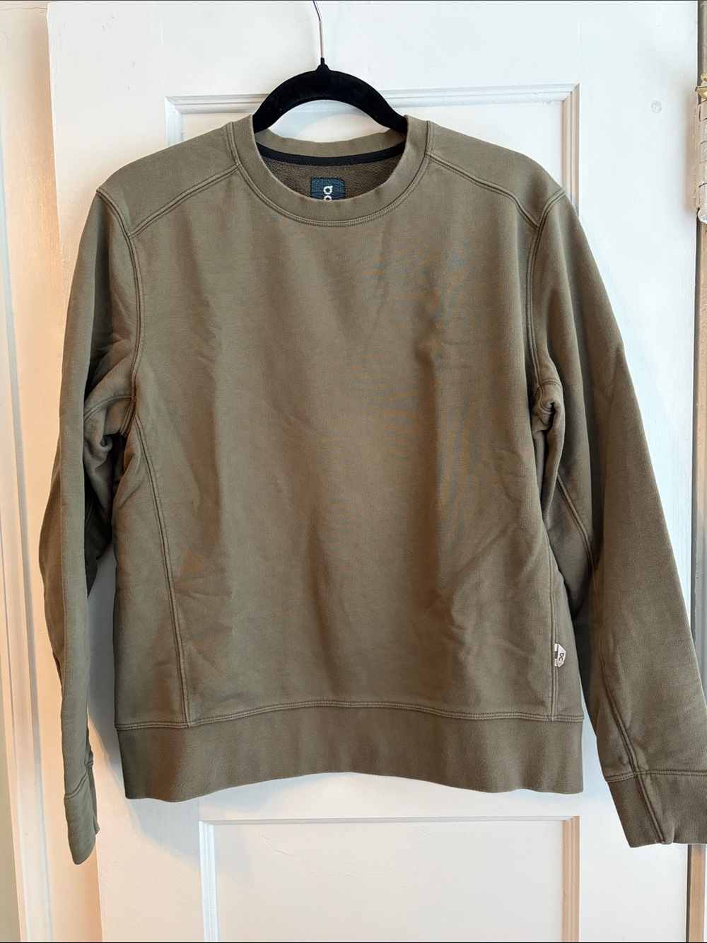 On Running Olive Green Crewneck Sweatshirt